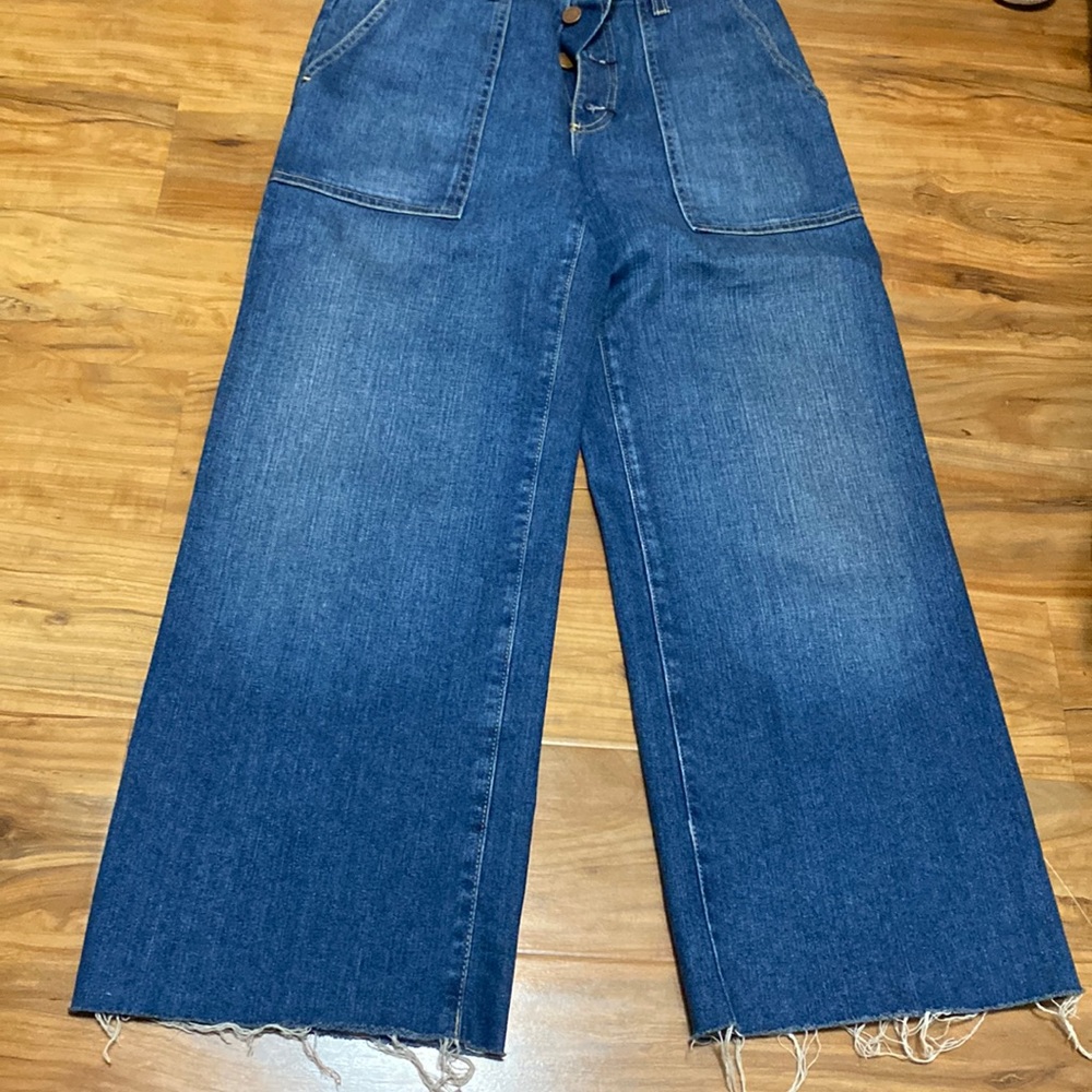 AG Etta High Wasted Wide Leg Denim